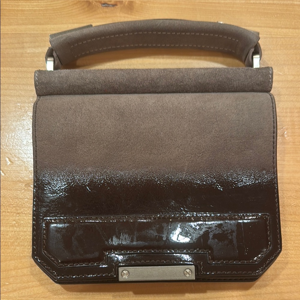 Alexander Wang Brown Leather and Suede Clutch